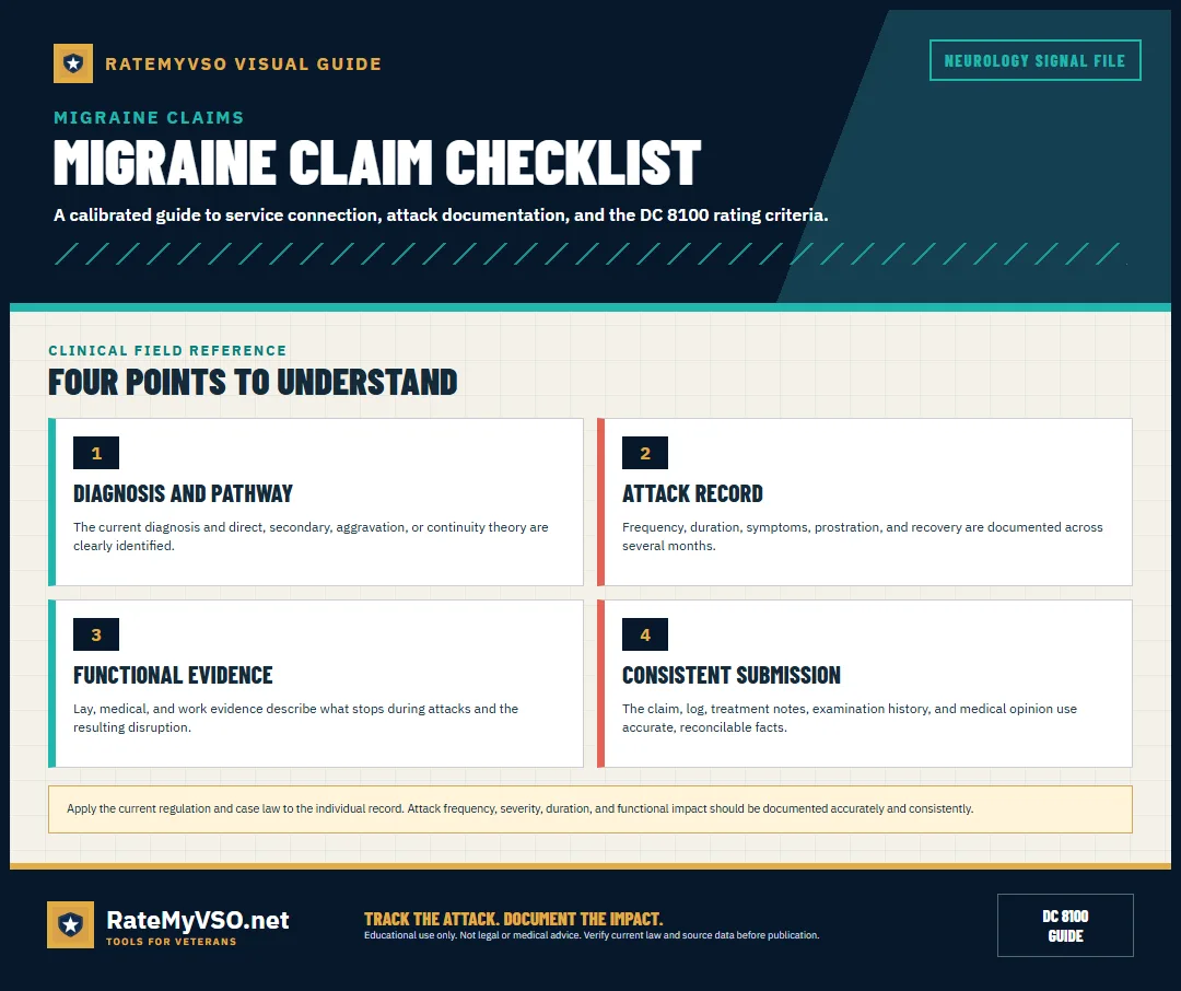 Diagnosis, attack record, functional evidence, and consistency checklist.